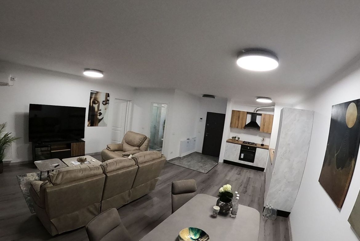 De închiriat – Apartament 2 camere cu vedere frontală la lac & loc de parcare