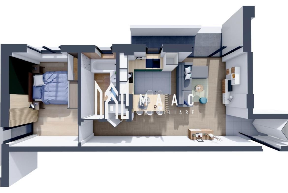 Apartament rezidențial I 2 camere I Parcare I Selgros