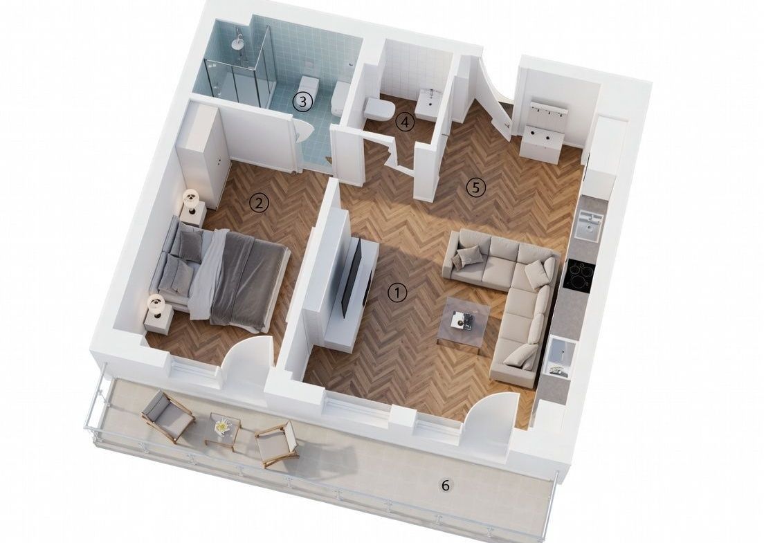 De închiriat – Apartament 2 camere cu vedere frontală la lac & loc de parcare