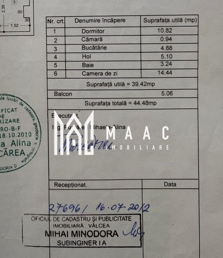 Apartament 2 camere de inchiriat | Zona Nord | Centrala proprie