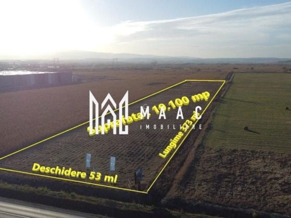 Teren industrial/ comercial I 19.100 mp I Front 53ml I DN14
