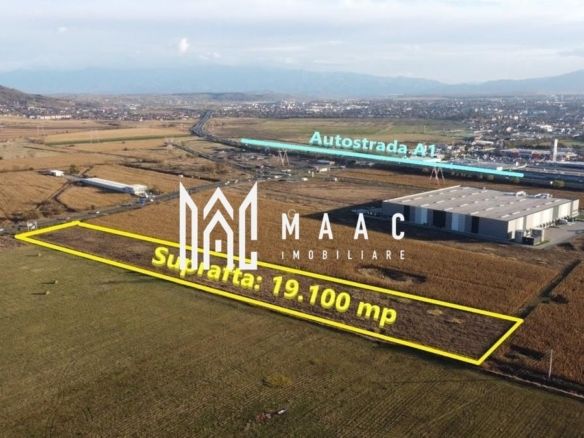 Teren industrial/ comercial I 19.100 mp I Front 53ml I DN14