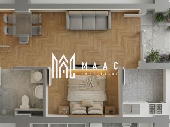 Apartament 1 cameră | 50,95MPU | Balcon |  Veterani