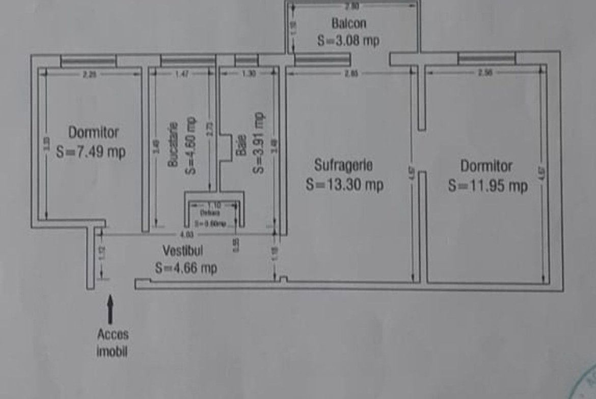 Oportunitate! Apartament 3 camere cu loc de parcare – Etaj 1 | Km 4-5