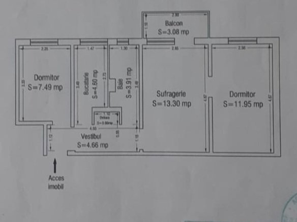 Oportunitate! Apartament 3 camere cu loc de parcare – Etaj 1 | Km 4-5