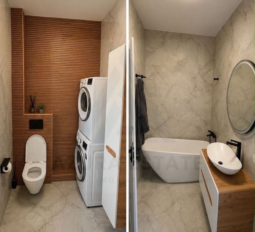 Apartament modern cu 2 dormitoare si  balcon 8 mp in One Residence