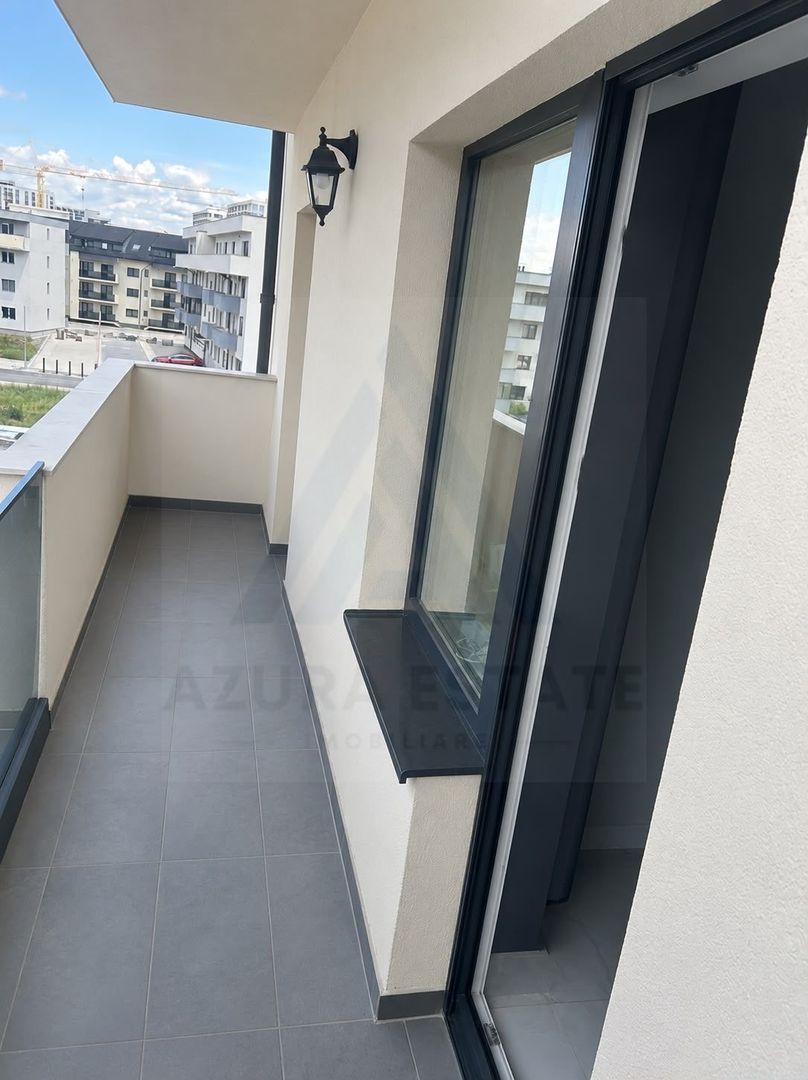 Apartament modern cu 2 dormitoare si  balcon 8 mp in One Residence