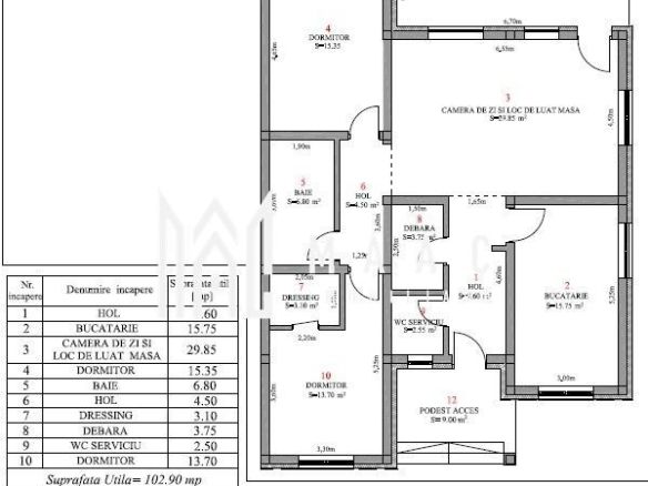 Casă tip duplex I 3 camere I Curte I Panouri solare I Cristian