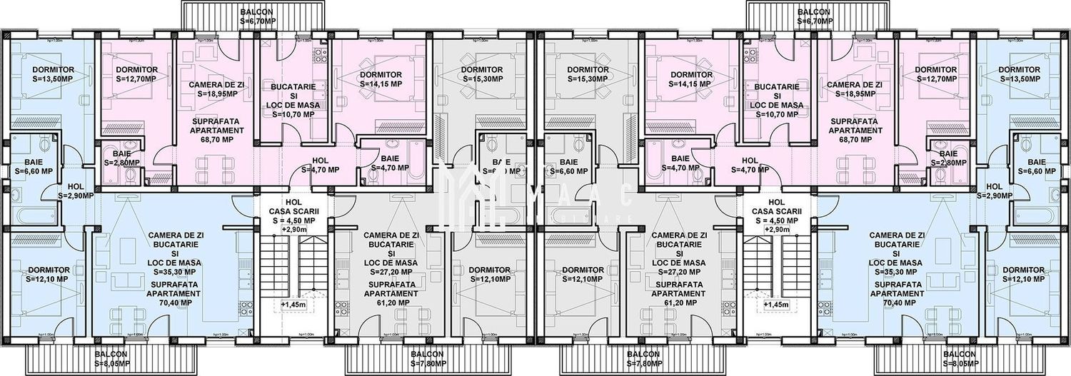 Apartament 3 Camere cu Grădină Privată – Ansamblu Nou