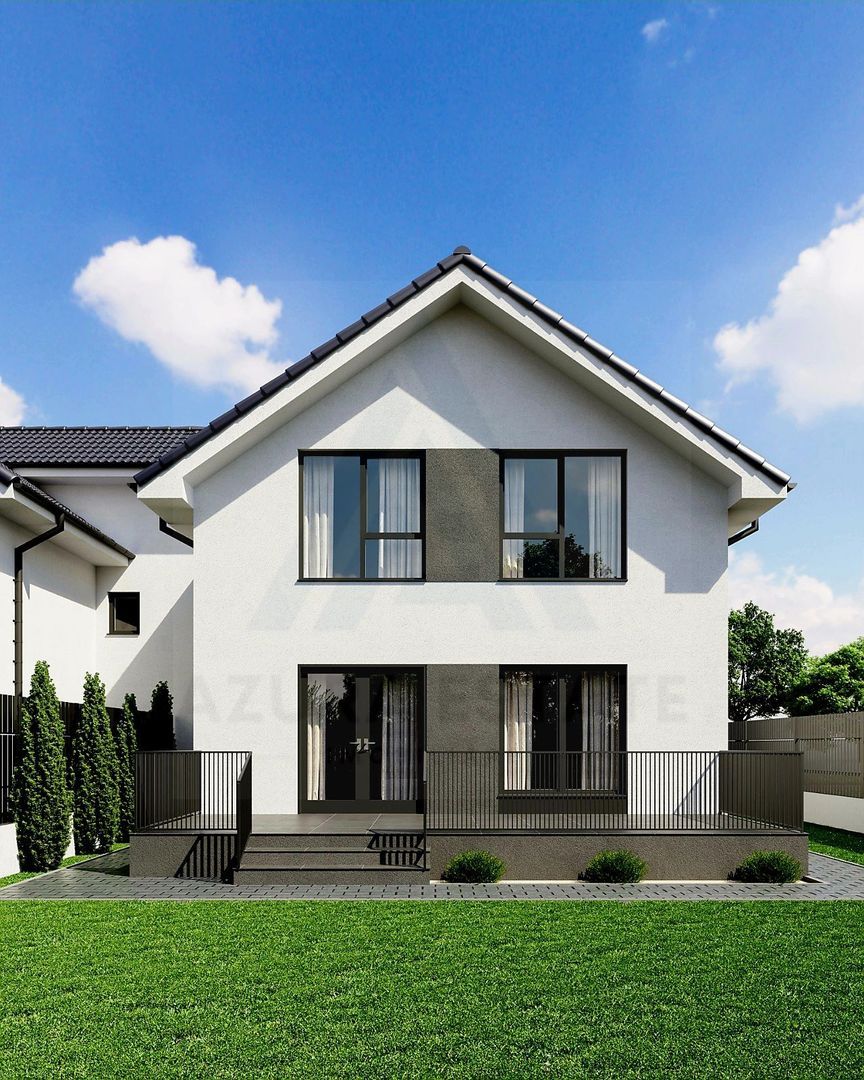 Casă tip duplex curte 350 mp 120 mp utili terasa 22 mp Sura Mare