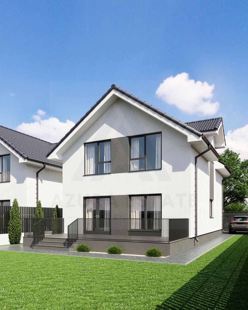 Casă tip duplex curte 350 mp 120 mp utili terasa 22 mp Sura Mare