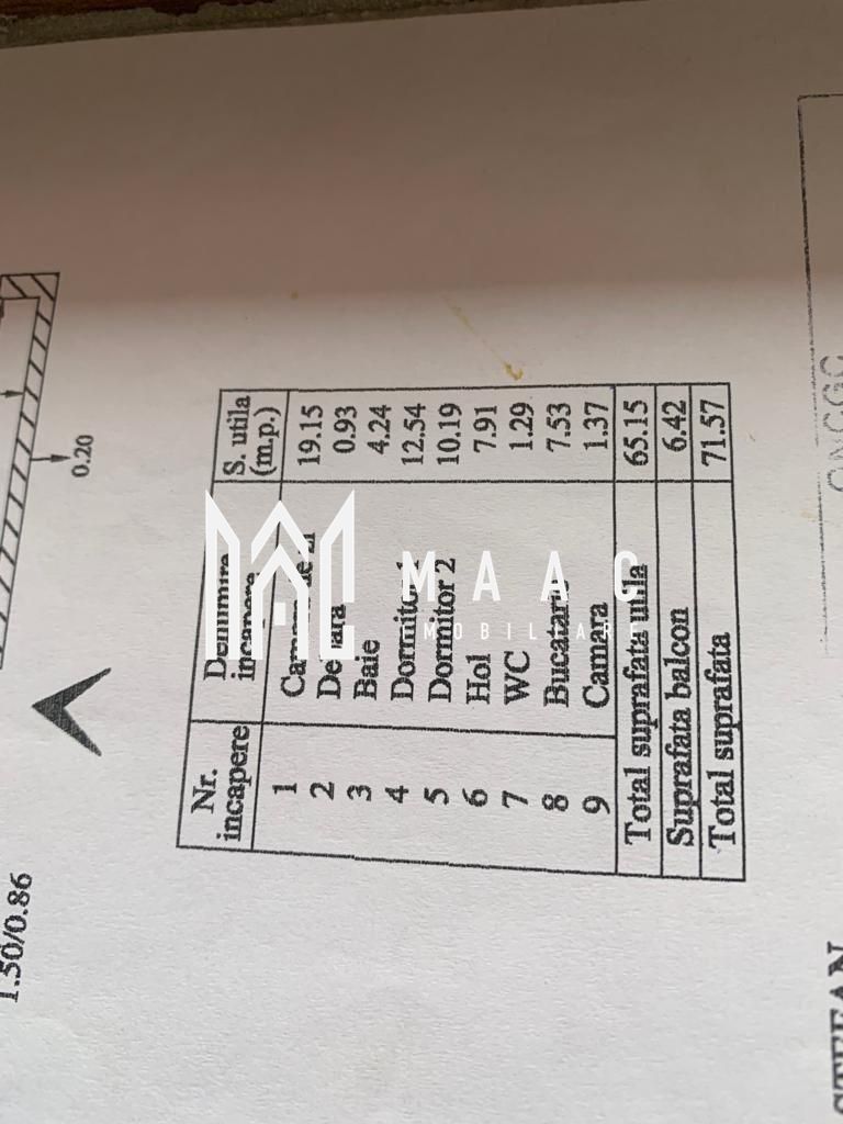 Apartament | 3 camere | Calea lui Traian | Etaj 3