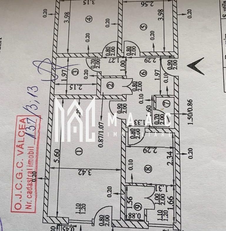 Apartament | 3 camere | Calea lui Traian | Etaj 3