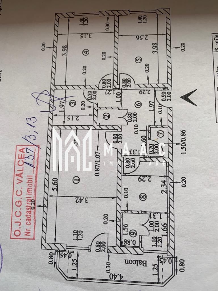 Apartament | 3 camere | Calea lui Traian | Etaj 3