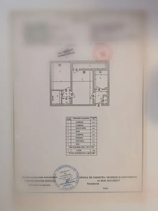 Apartament de vânzare  2 Camere – Bd. Alexandru Obregia – 50 mp