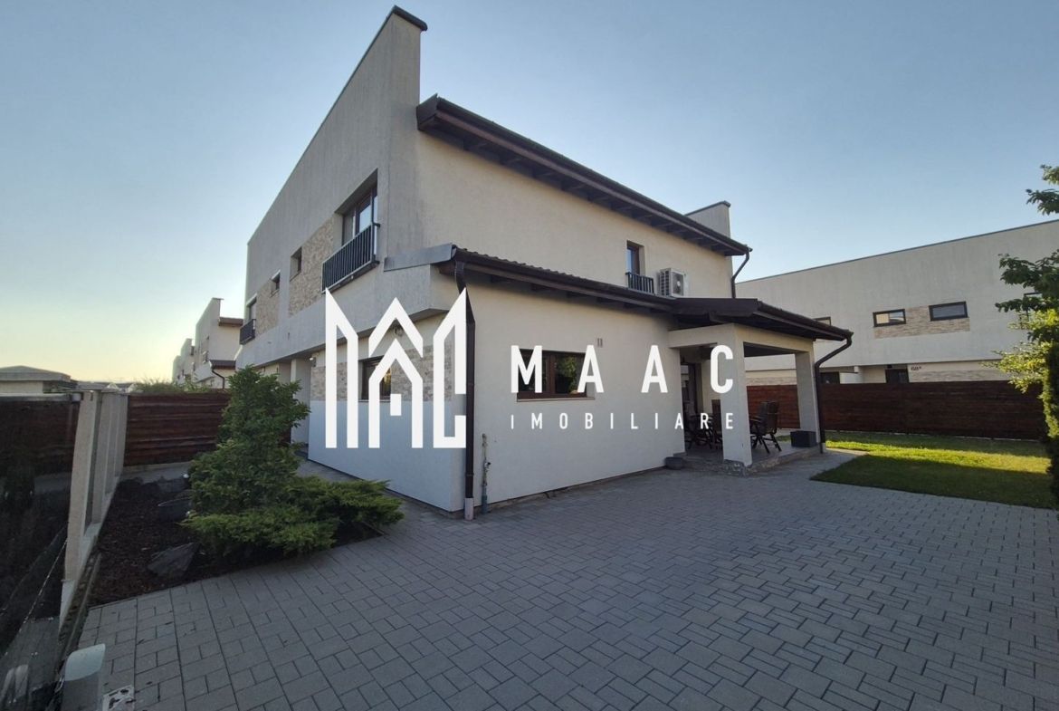 Casă duplex 4 camere | Șelimbăr | 121 mp, curte 220 mp, terasă