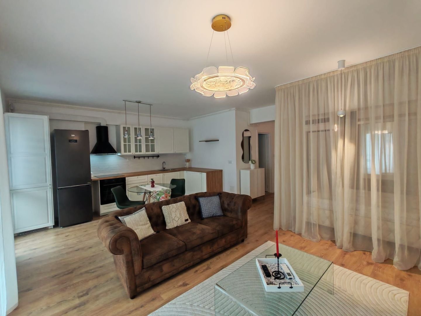 anBn-2222 Pipera studio modern 45 mp mobilat și utilat Complex Ivory