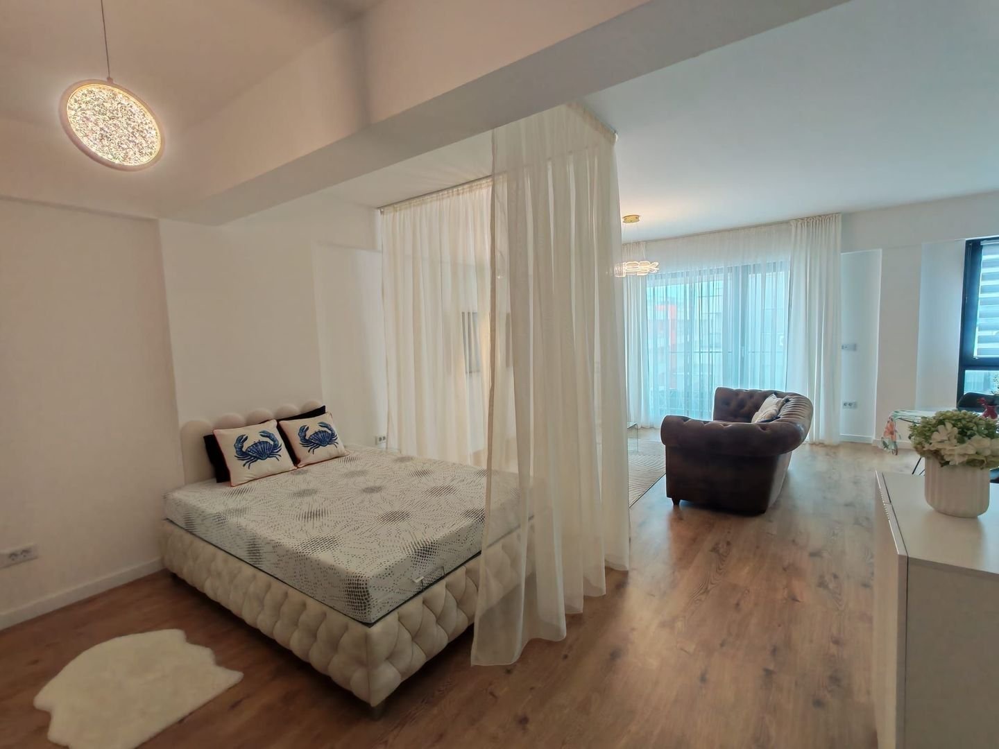 anBn-2230 Pipera studio modern 45 mp mobilat și utilat Complex Ivory