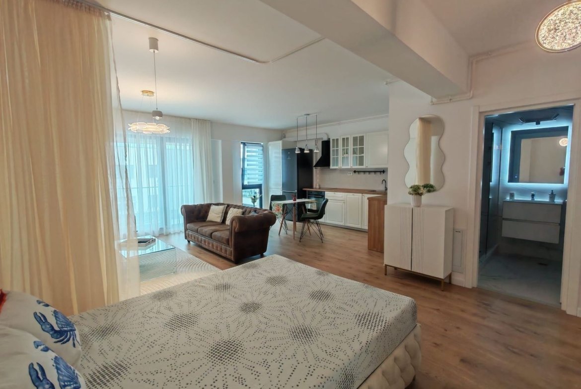 Pipera studio modern 45 mp mobilat și utilat Complex Ivory