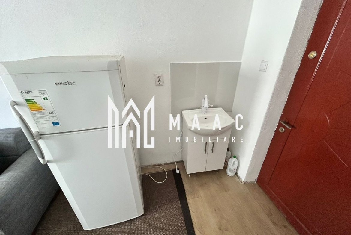 Garsonieră  | Ideal investiție | Etaj 3 | Zona Centrala