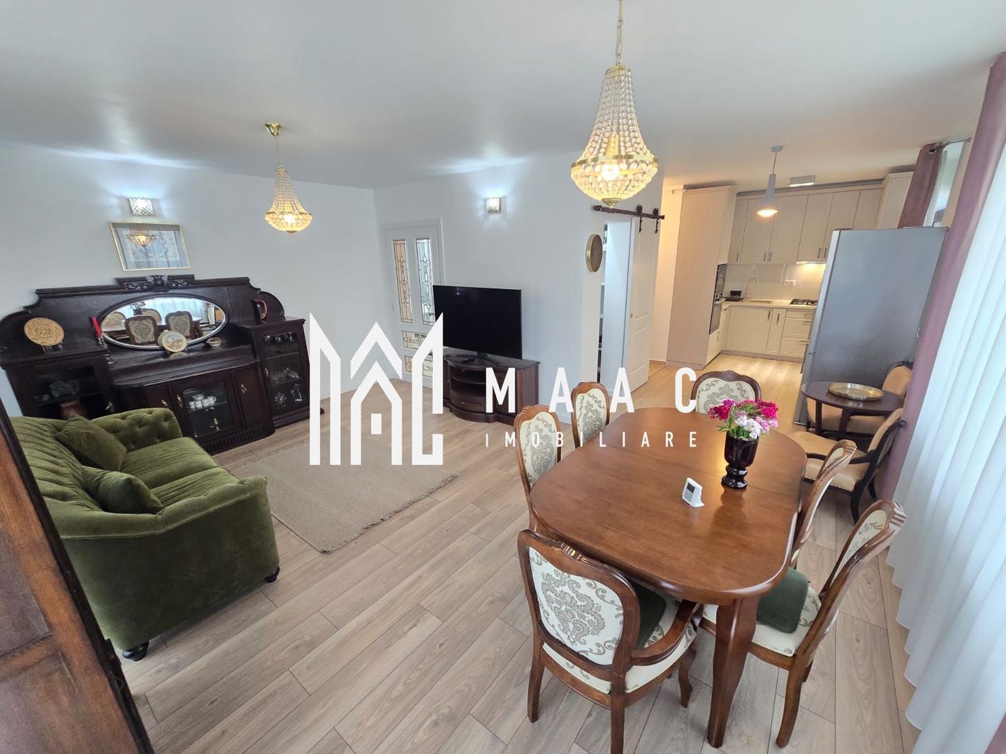 Apartament superb 3 camere 2 bai 2 balcoane Selimbar Lidl