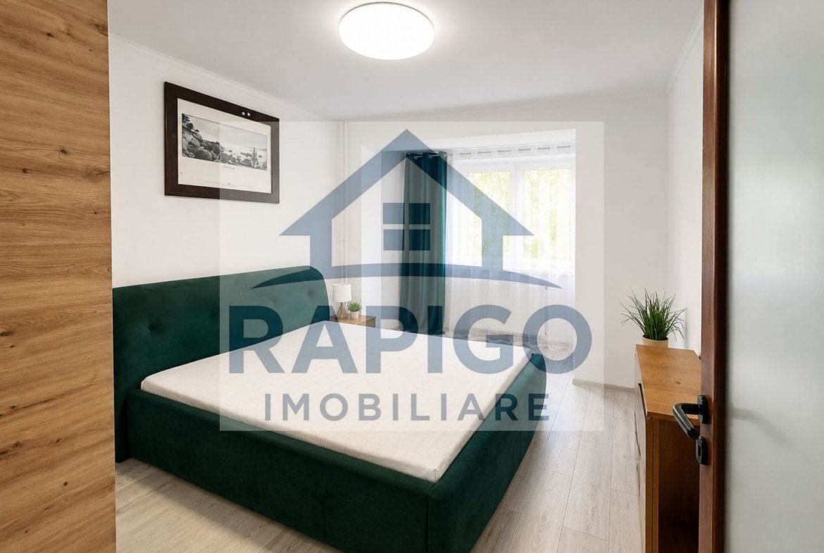 Apartament spațios 3 cam, complet renovat, mobilat – disponibil 01.07.