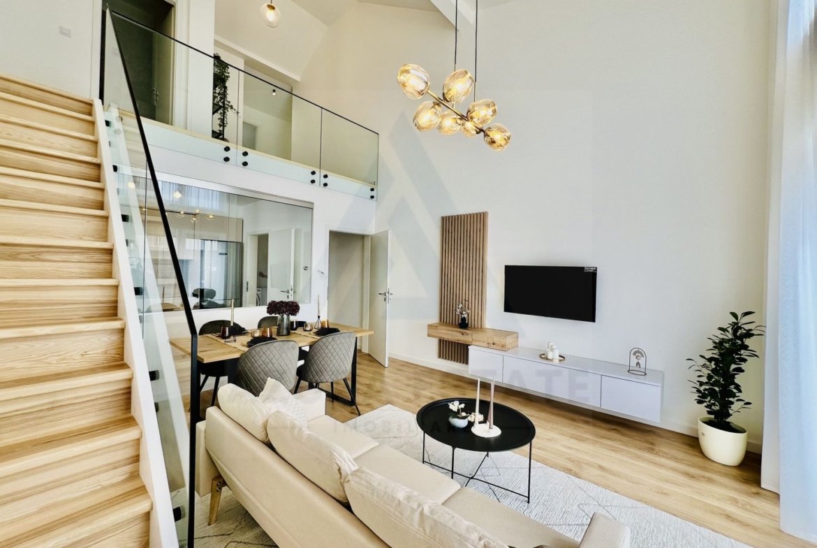 Penthouse ultramodern utilat 5 camere 2 bai si 139 mp utili in DaVinci