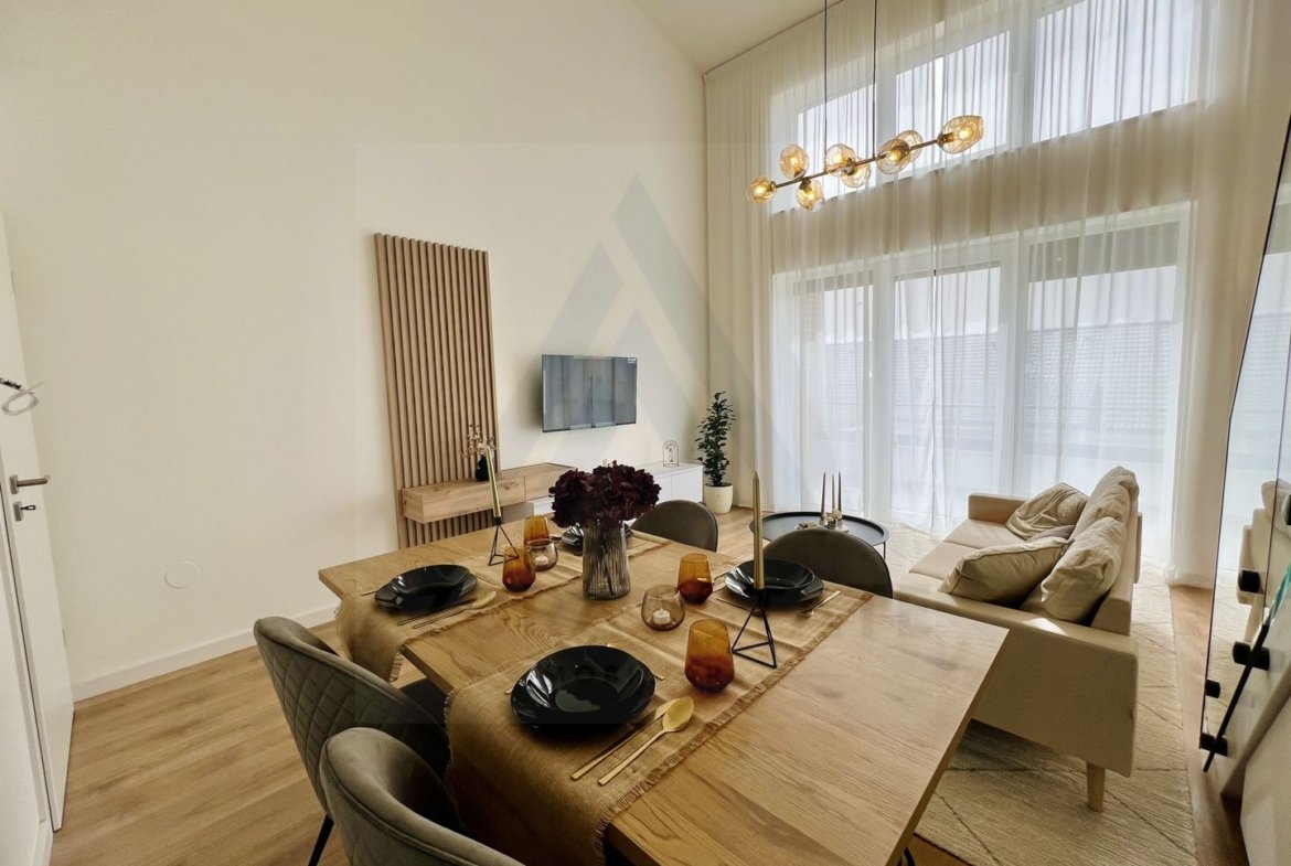 Penthouse ultramodern utilat 5 camere 2 bai si 139 mp utili in DaVinci