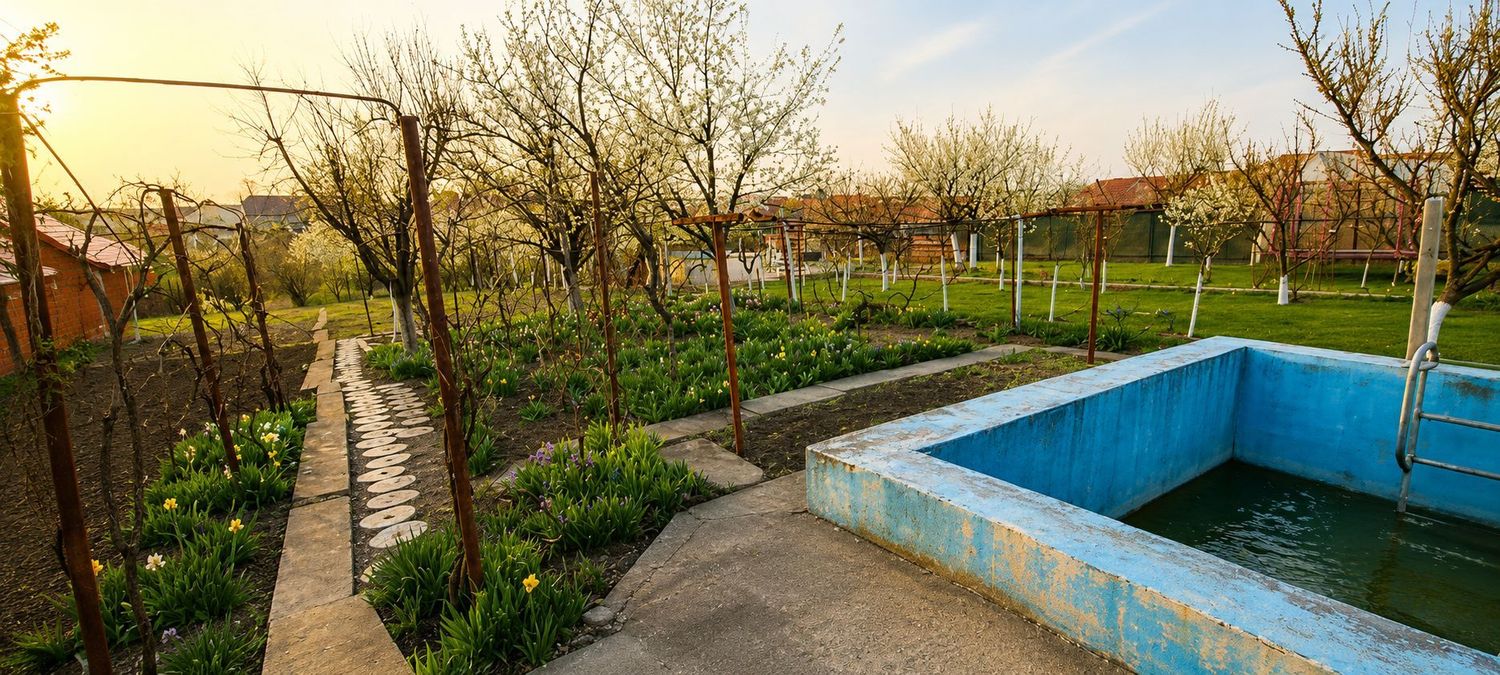 Casă individuală, teren generos de 1.348mp, poziție centrală, Giarmata