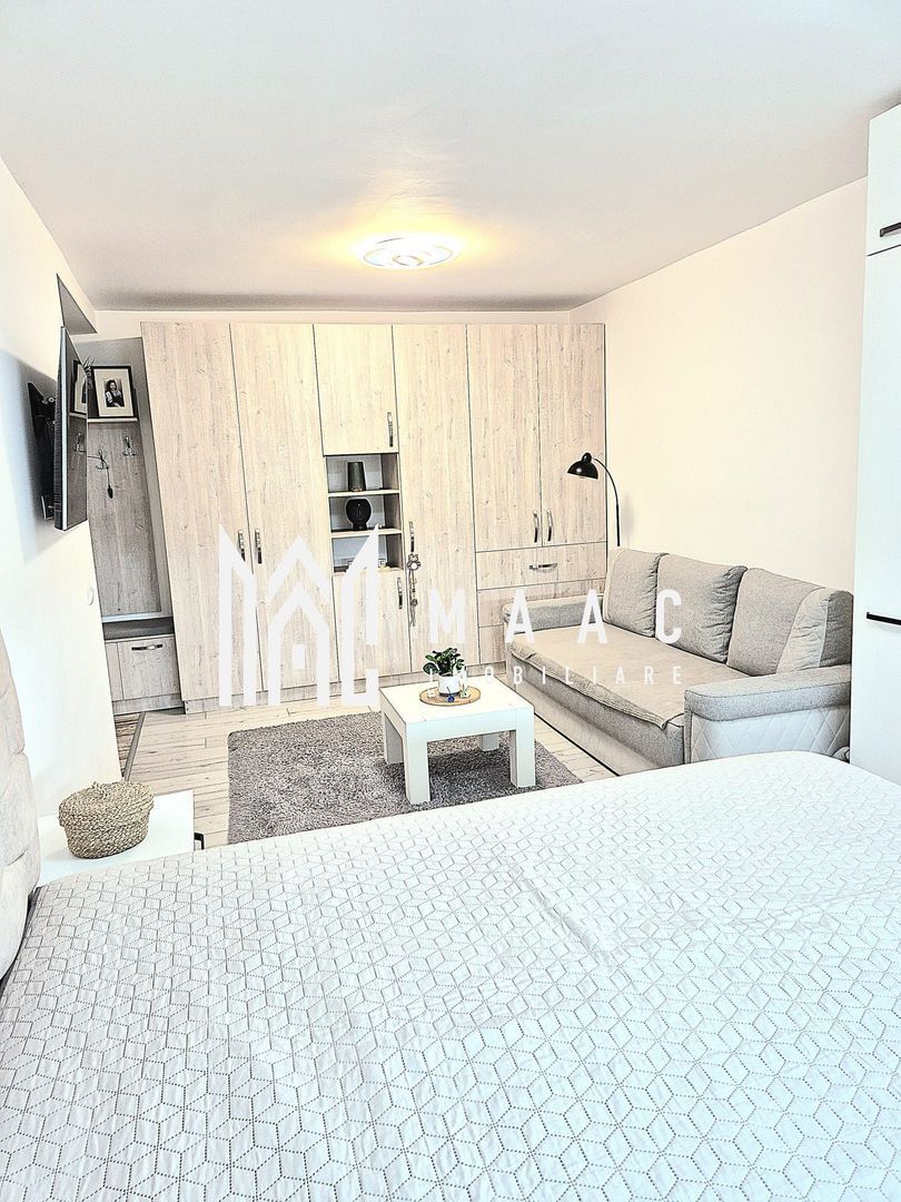 anBn-5507 Garsoniera 40 MP | Zona Turnisor Mobilat complet | Balcon 5MP