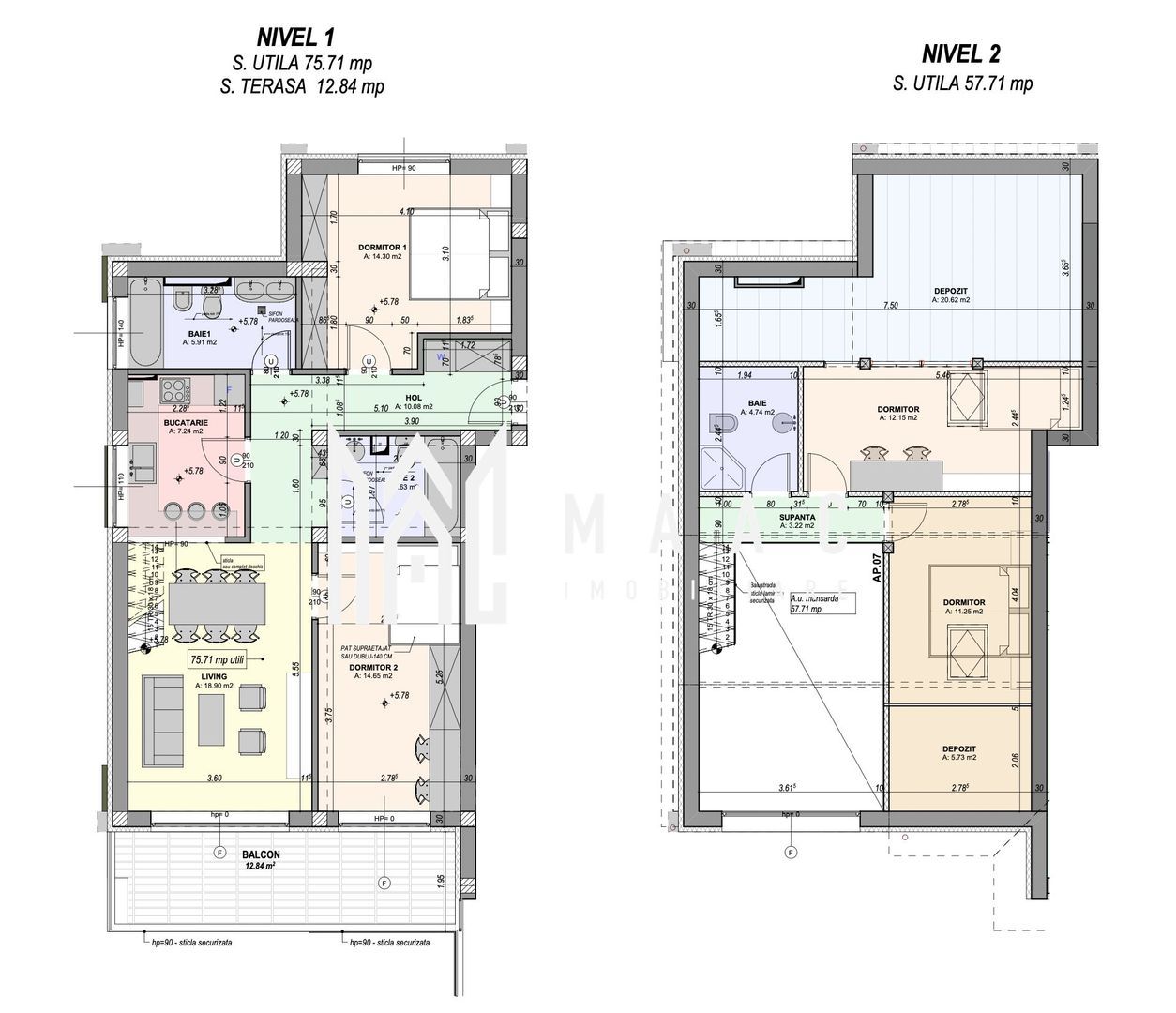 anBn-8502 Apartament 4 camere | 133 MP | Parcare | Cartier rezidential