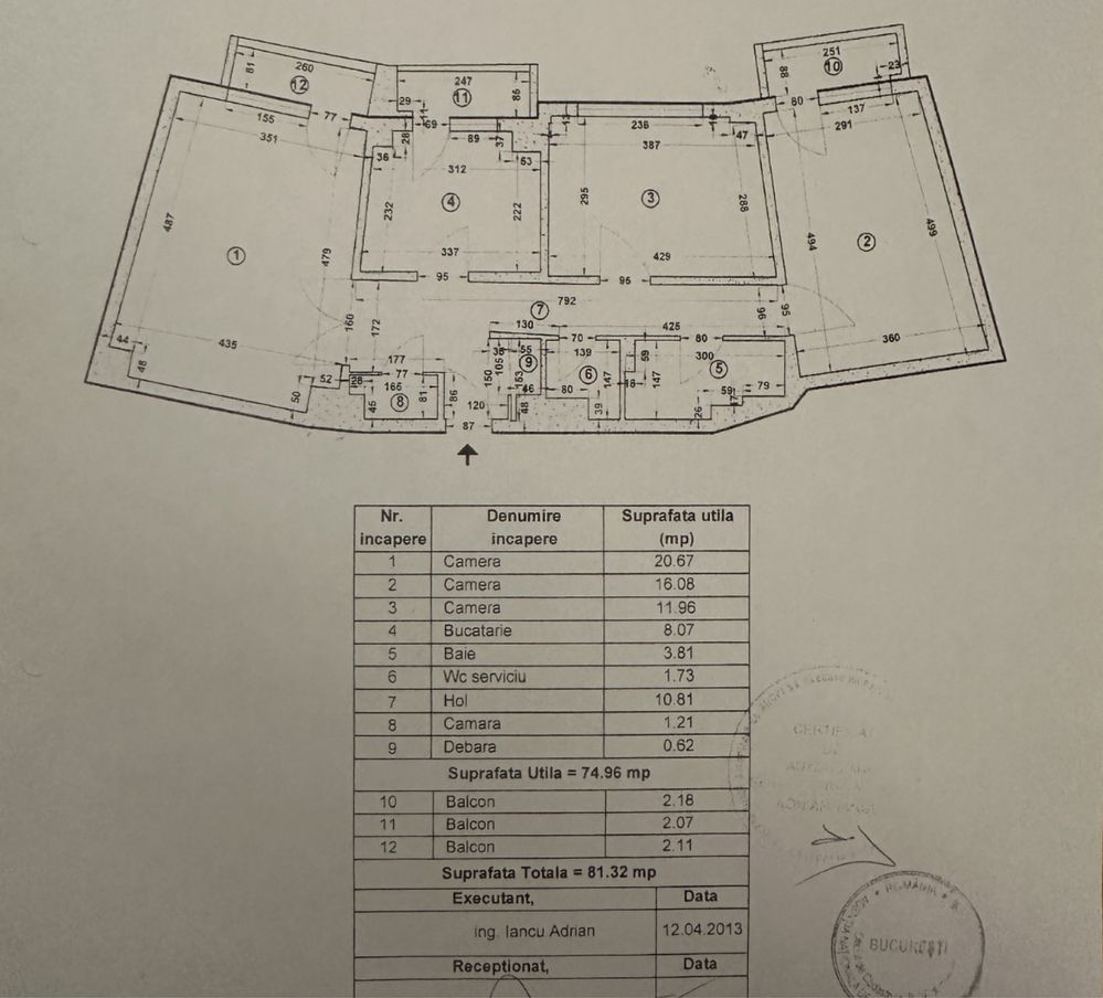 anBn-9443 Vand aparatament 3 camere decomandat bdul Unirii, fantani