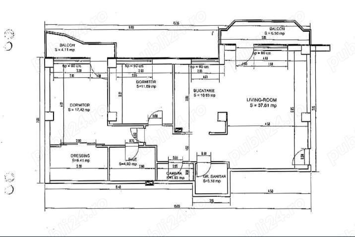 Apartament 3 camere ,metrou straulesti cu parcare.