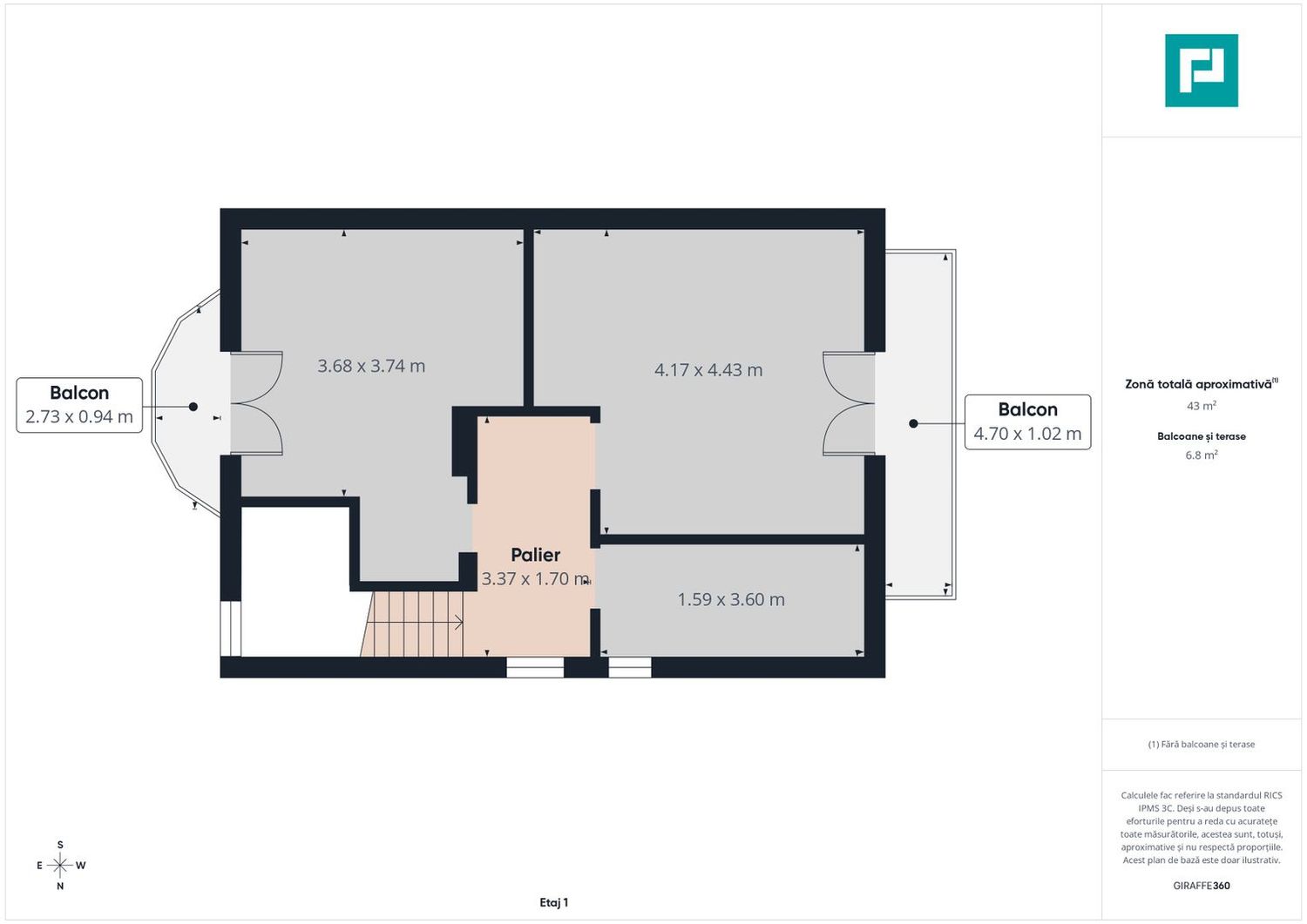 Duplex spațios 102 mp utili, teren 350mp in Covaci