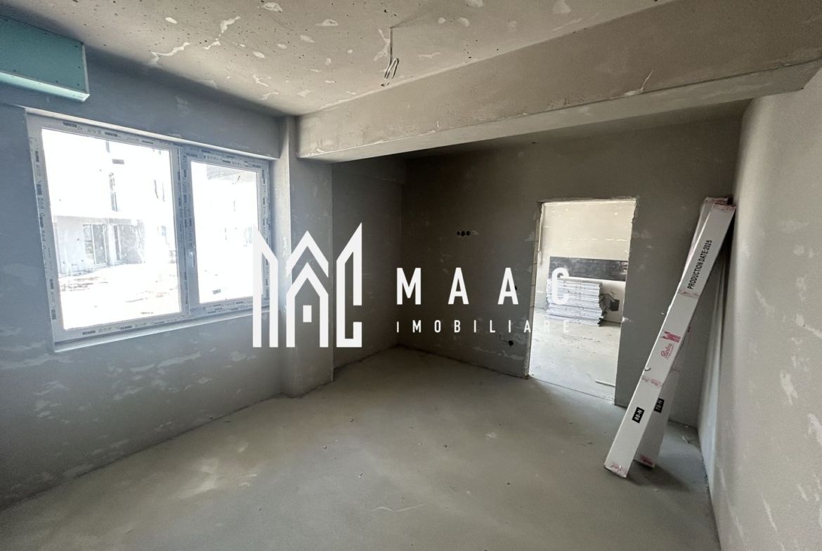 Apartament 2 camere semidecomandat | Șelimbăr | grădină 43 mp