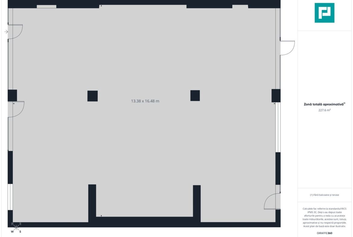 Spațiu comercial 223 mp in zona Tipografilor