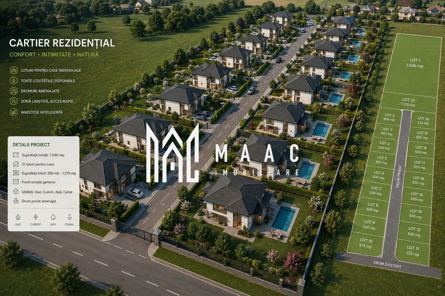 anBn-11222 Teren extravilan 500 mp | Daia, Sibiu | curent, Carte Funciară