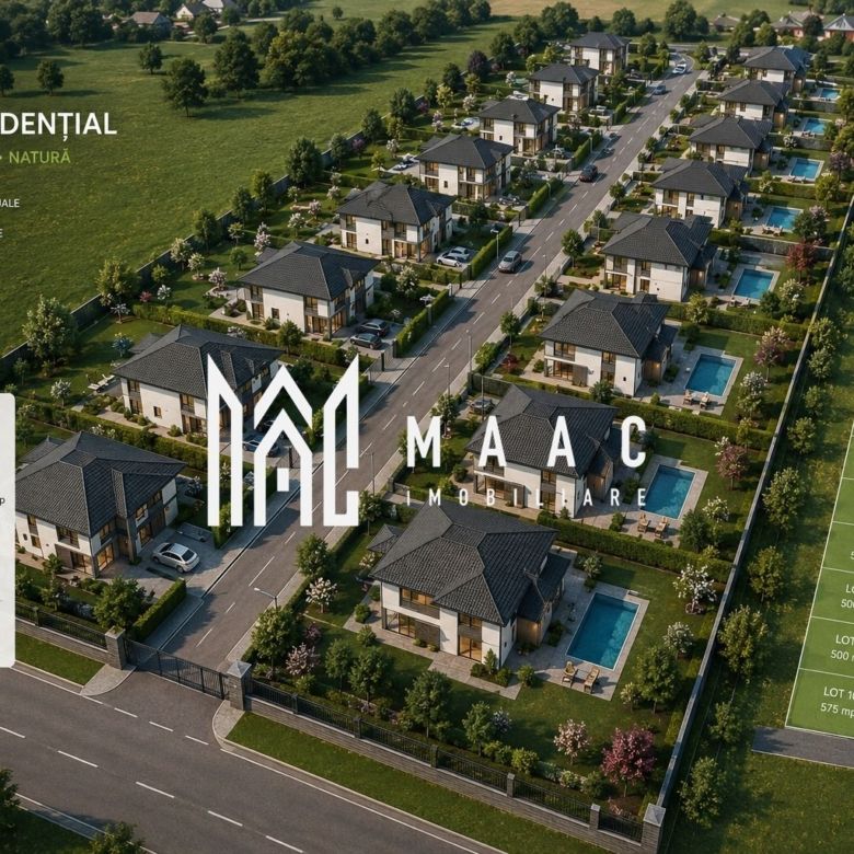 Teren extravilan 500 mp | Daia, Sibiu | acces din drum județean - Imagine principala