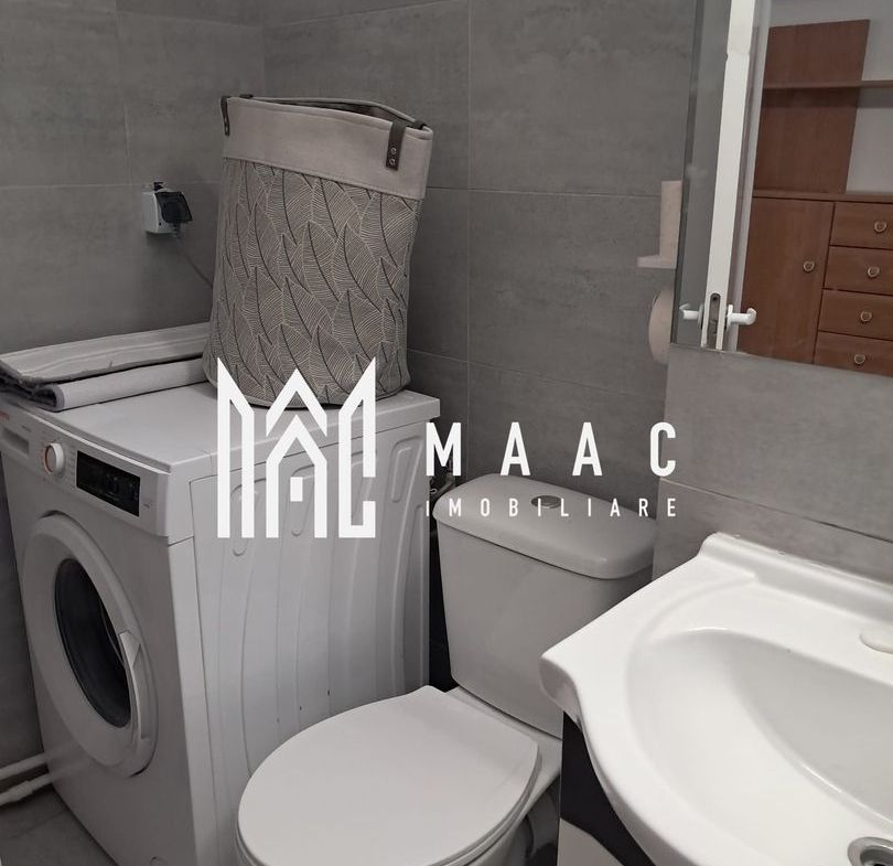 Garsonieră de închiriat | Trei Stejari, Sibiu | 42 mp, renovată