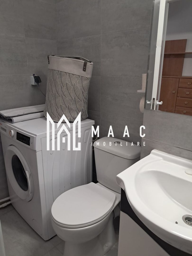 anBn-11278 Garsonieră de închiriat | Trei Stejari, Sibiu | 42 mp, renovată