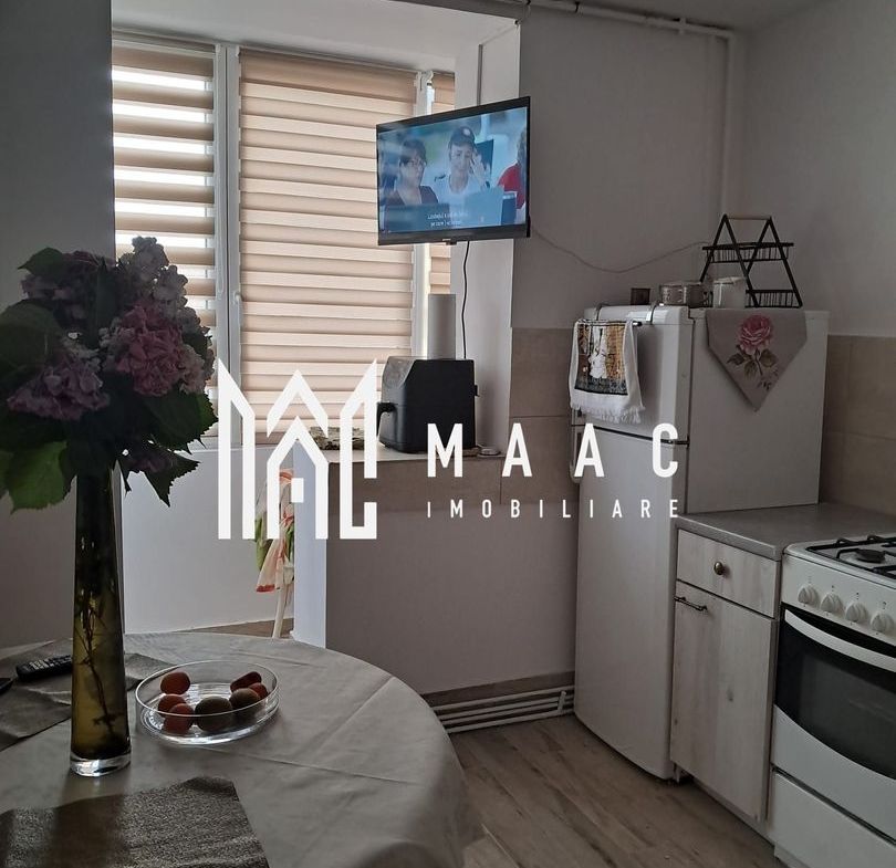 Garsonieră de închiriat | Trei Stejari, Sibiu | 42 mp, renovată