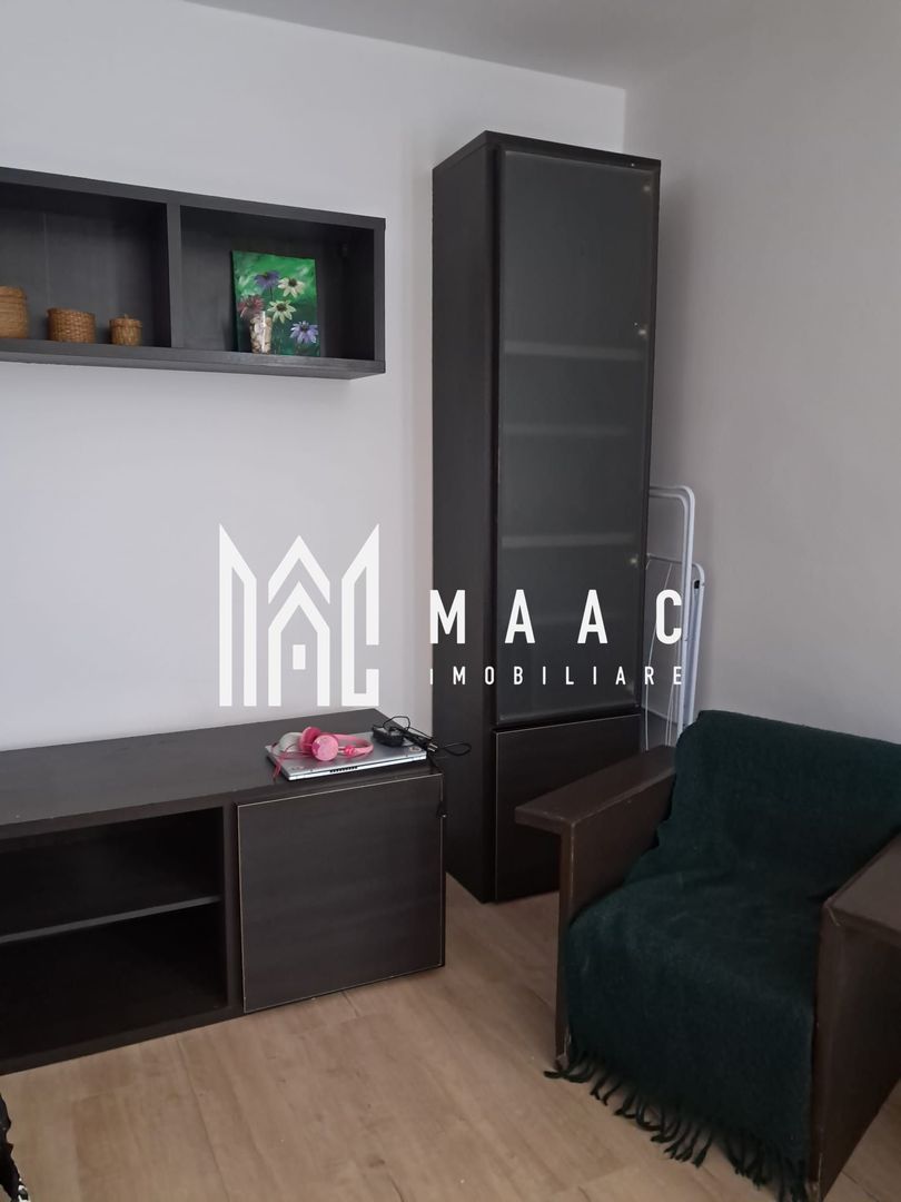 anBn-11282 Garsonieră de închiriat | Trei Stejari, Sibiu | 42 mp, renovată