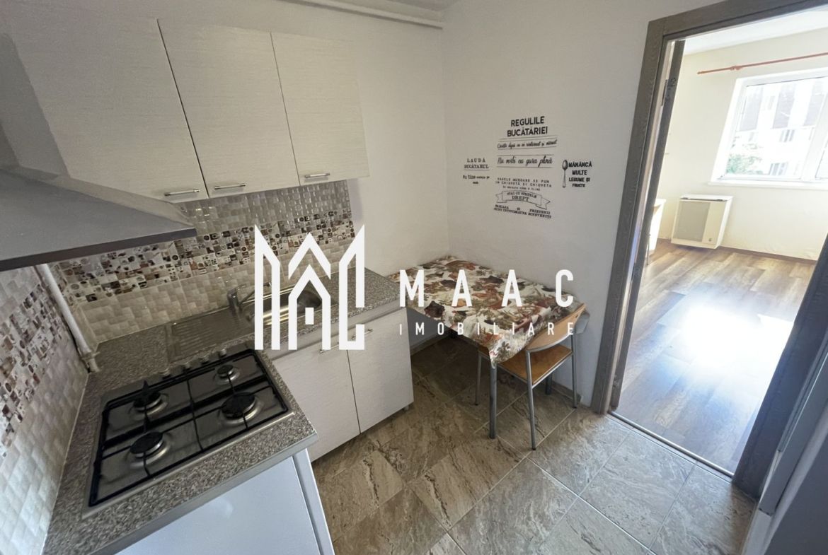 Apartament 1 cameră semidecomandat | Trei Stejari, Sibiu | 23 mp, etaj 3 - foto 2