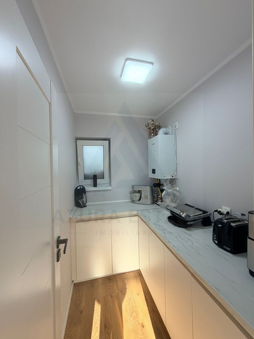 Casa individuala utilata 4 camere 120 mp utili garaj si teren Cristian - foto 8