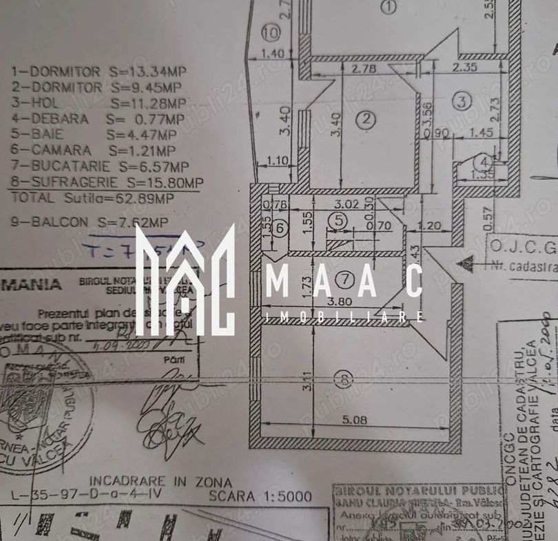 Apartament 3 camere decomandat | Ostroveni, Râmnicu Vâlcea | 70 mp, renovat - foto 11