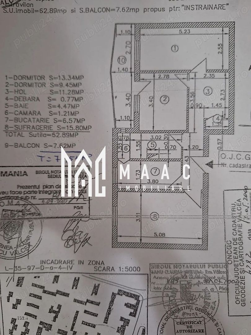 Apartament 3 camere decomandat | Ostroveni, Râmnicu Vâlcea | 70 mp, renovat - foto 11