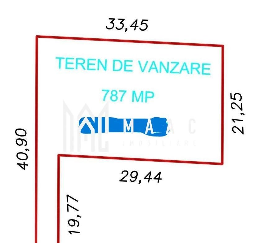 Teren | intravilan |  787 Mp |  Cristian |