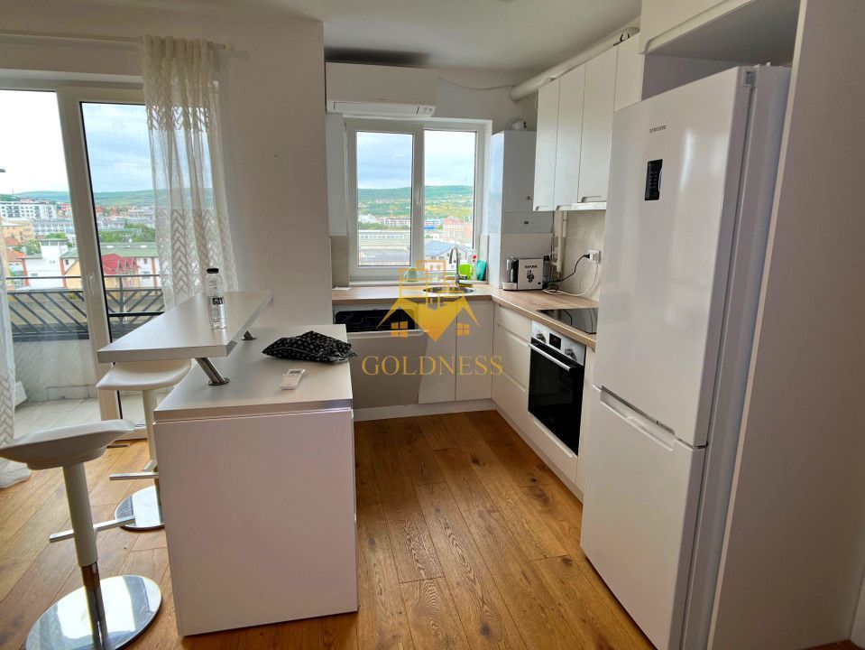 3 camere open space, mobilat modern, AC, Clujana, Cartierul Marasti