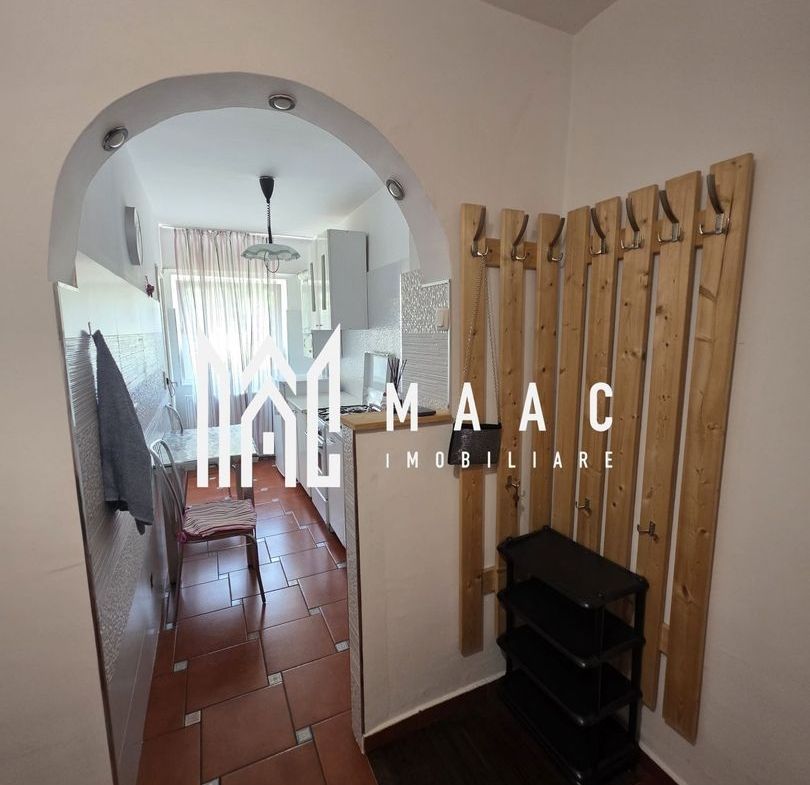 Garsonieră de închiriat Sibiu | Ștrand | 30 mp, parter, mobilată
