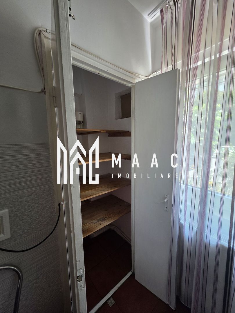 Garsonieră de închiriat Sibiu | Ștrand | 30 mp, parter, mobilată